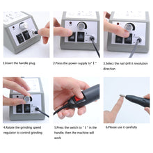 Load image into Gallery viewer, Electric Polisher Machine with Nail Drill Kit for Manicure Pedicure