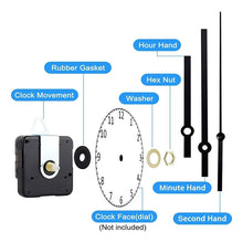 Load image into Gallery viewer, Quartz Movement Kit DIY Wall Clock parts