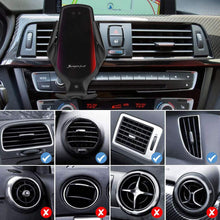 將圖片載入圖庫檢視器 Car Wireless Charger Phone Holder - Black
