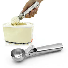 將圖片載入圖庫檢視器 Ice Cream Scoop Stainless Steel Ice Cream Spoon