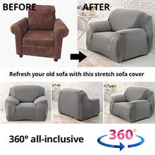 Load image into Gallery viewer, Sofa Cover Couch Protector 1 Seater Grey