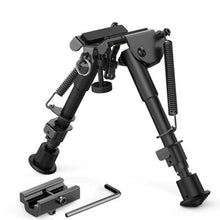 Load image into Gallery viewer, Adjustable 6 to 9 inch Leg Hunting Rifle Bipod