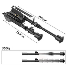 Load image into Gallery viewer, Adjustable 6 to 9 inch Leg Hunting Rifle Bipod