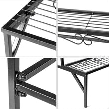 將圖片載入圖庫檢視器 3 Tier Flower Stand Plant Rack Metal - White