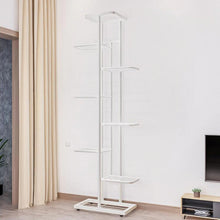 Load image into Gallery viewer, 8 Tier Flower Stand Plant Rack Metal - White