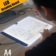 Load image into Gallery viewer, LED Light Pad A4 Size Pattern Tracing Stencil drawing Board