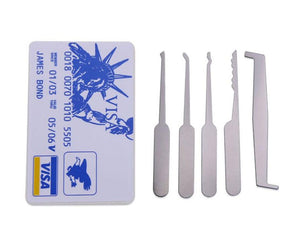 Lock Pick Set Visa Credit Card Lock Picking Tool