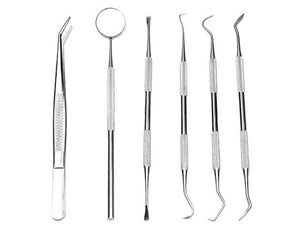 6pcs Mouth Mirror Dental Tools Oral Care Kit