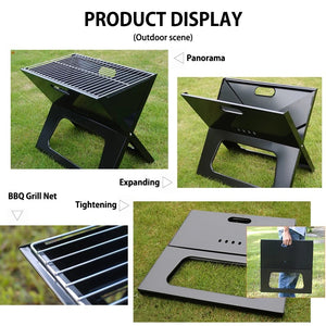 Folding Portable Barbecue Rack