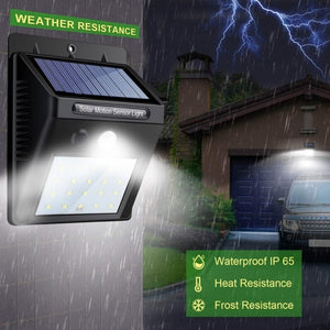 Solar Motion Sensor Wall Light 4PCS