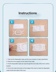 Face Mask Support Bracket Spacer Holder