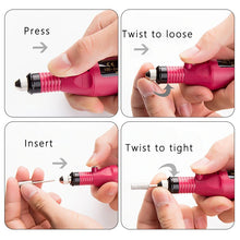 Load image into Gallery viewer, Electric nail file pedicure manicure set Rotary engraver drill Nail polisher
