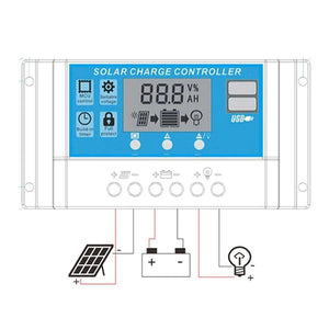 Solar Charge Controller 12V/24V 10A