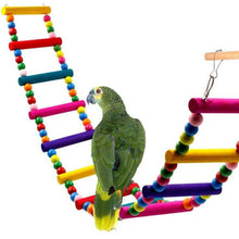 Load image into Gallery viewer, 10pcs Parrot Bird Toys Hanging Swing Ladder
