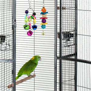 10pcs Parrot Bird Toys Hanging Swing Ladder