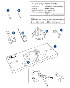 Carpenter Woodworking DIY Tools 35MM