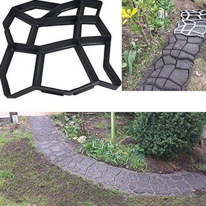 Walk Maker Reusable Concrete Path Maker Molds Pathmate Stone (Irregular)