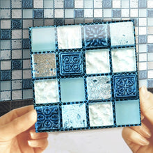 Load image into Gallery viewer, 3D Mosaic Tile Stickers Self-adhesive Waterproof 10PCS
