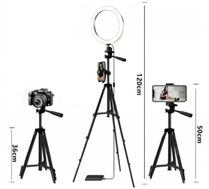 26cm LED Selfie Ring Light with adjustable Tripod and Remote