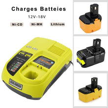 將圖片載入圖庫檢視器 Ryobi Battery Charger - Replacement P117 One+ Ryobi Charger
