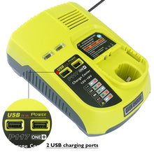 Load image into Gallery viewer, Ryobi Battery Charger - Replacement P117 One+ Ryobi Charger
