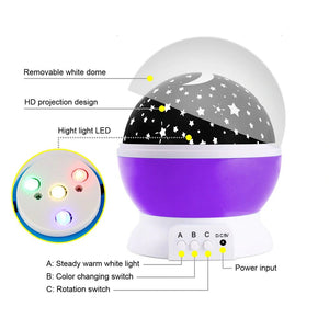 Star Light Projection Lamp Night Light