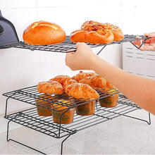 Load image into Gallery viewer, 3 Tier Stackable Cooling Tray Food Rack
