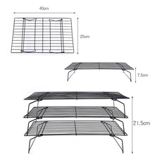 Load image into Gallery viewer, 3 Tier Stackable Cooling Tray Food Rack
