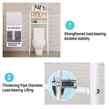 Load image into Gallery viewer, 3 Tiers Bathroom shelf Toilet Shelf Organiser
