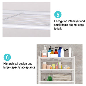 3 Tiers Bathroom shelf Toilet Shelf Organiser