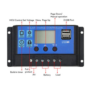 Solar Charge Controller 12V/24V 10A