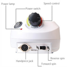 Load image into Gallery viewer, Nail Drill Kit Manicure Pedicure Art Machine Polisher File -White
