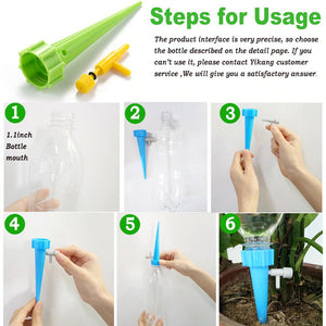 6PCS Self Watering Funnel Automatic Drip Irrigation