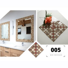 Load image into Gallery viewer, 3D Mosaic Tile Stickers Self-adhesive Waterproof 10PCS
