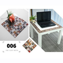 Load image into Gallery viewer, 3D Mosaic Tile Stickers Self-adhesive Waterproof 10PCS
