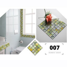 Load image into Gallery viewer, 3D Mosaic Tile Stickers Self-adhesive Waterproof 10PCS
