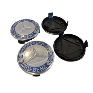 4X 75mm Mercedes-Benz Wheel Center Caps Emblem Badge