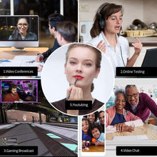 Load image into Gallery viewer, 1080P FHD Webcam USB Camera Built-in Microphone
