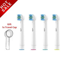 Load image into Gallery viewer, Replacement Brush Heads For Oral-B Electric Toothbrush 4PCS
