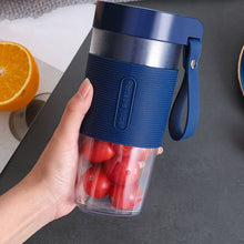 Load image into Gallery viewer, Portable Blender Juicer Mixer USB Rechargeable 350ml Blue
