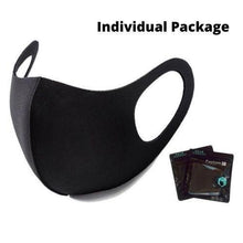 將圖片載入圖庫檢視器 Reusable Face Mask Washable - Black 1PCS
