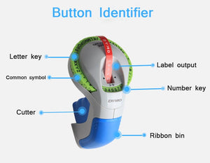 Dymo Manual Label Makers with 5 mixed tape