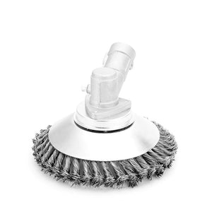 6‘’ Steel Wire Trimmer Head Rotary Weed Wheel Brush Cutter