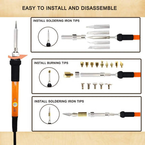 Wood Burning Pyrography Pen Kit 82 PCS Kit