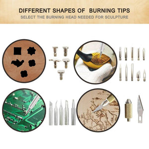 Wood Burning Pyrography Pen Kit 82 PCS Kit