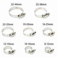 Load image into Gallery viewer, 91Pcs Stainless Steel Hose Clamps Kit
