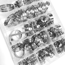 Load image into Gallery viewer, 91Pcs Stainless Steel Hose Clamps Kit
