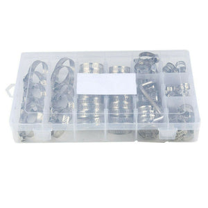 91Pcs Stainless Steel Hose Clamps Kit