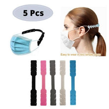 將圖片載入圖庫檢視器 Face Mask Extension Hook Adjustable Ear Strap - 5 pcs Pack
