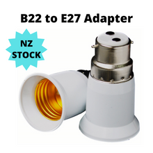 Load image into Gallery viewer, B22 to E27 Base LED Light Lamp Bulb Socket Adapter
